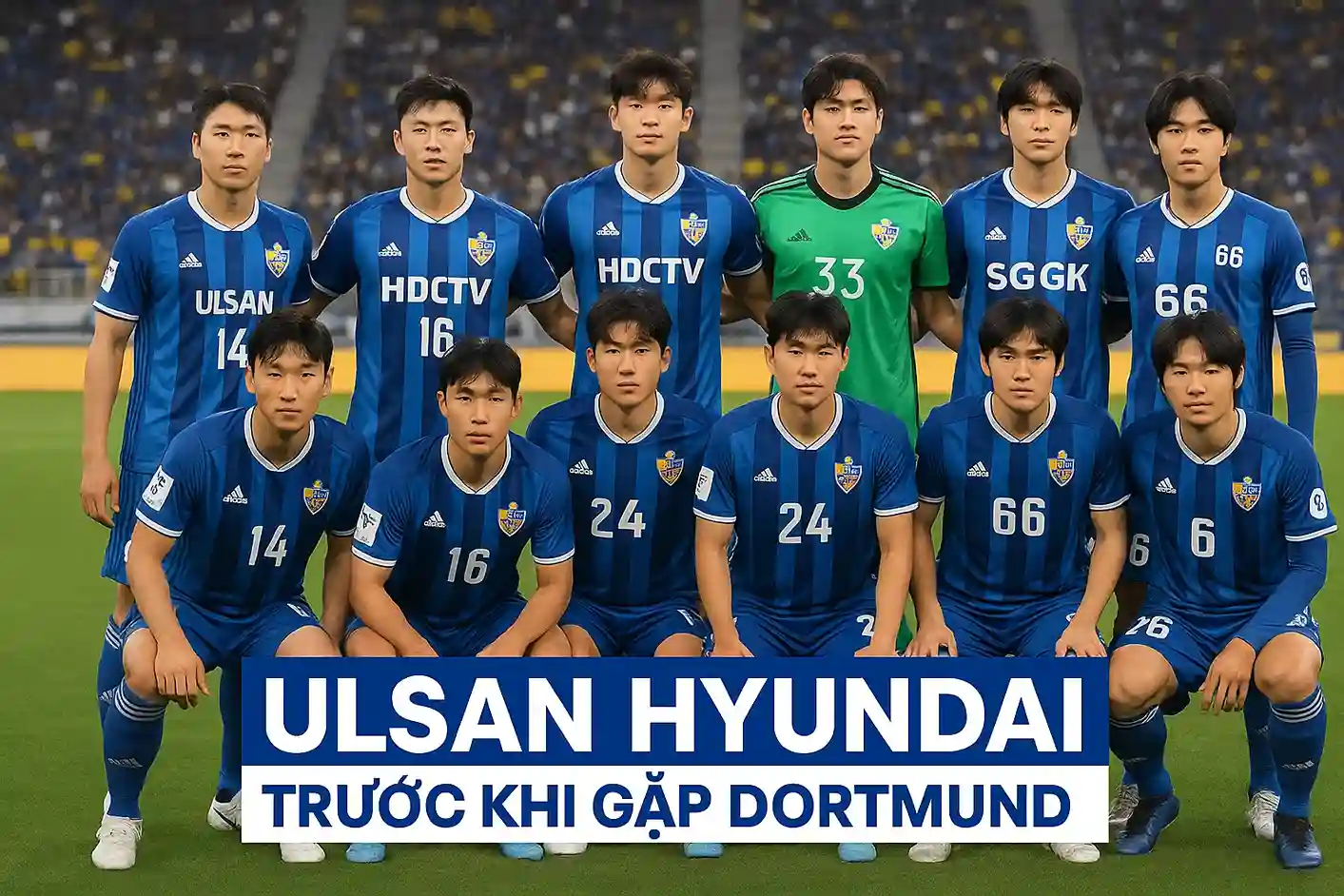 Ulsan Hyundai chuẩn bị vững vàng trước khi gặp Dortmund